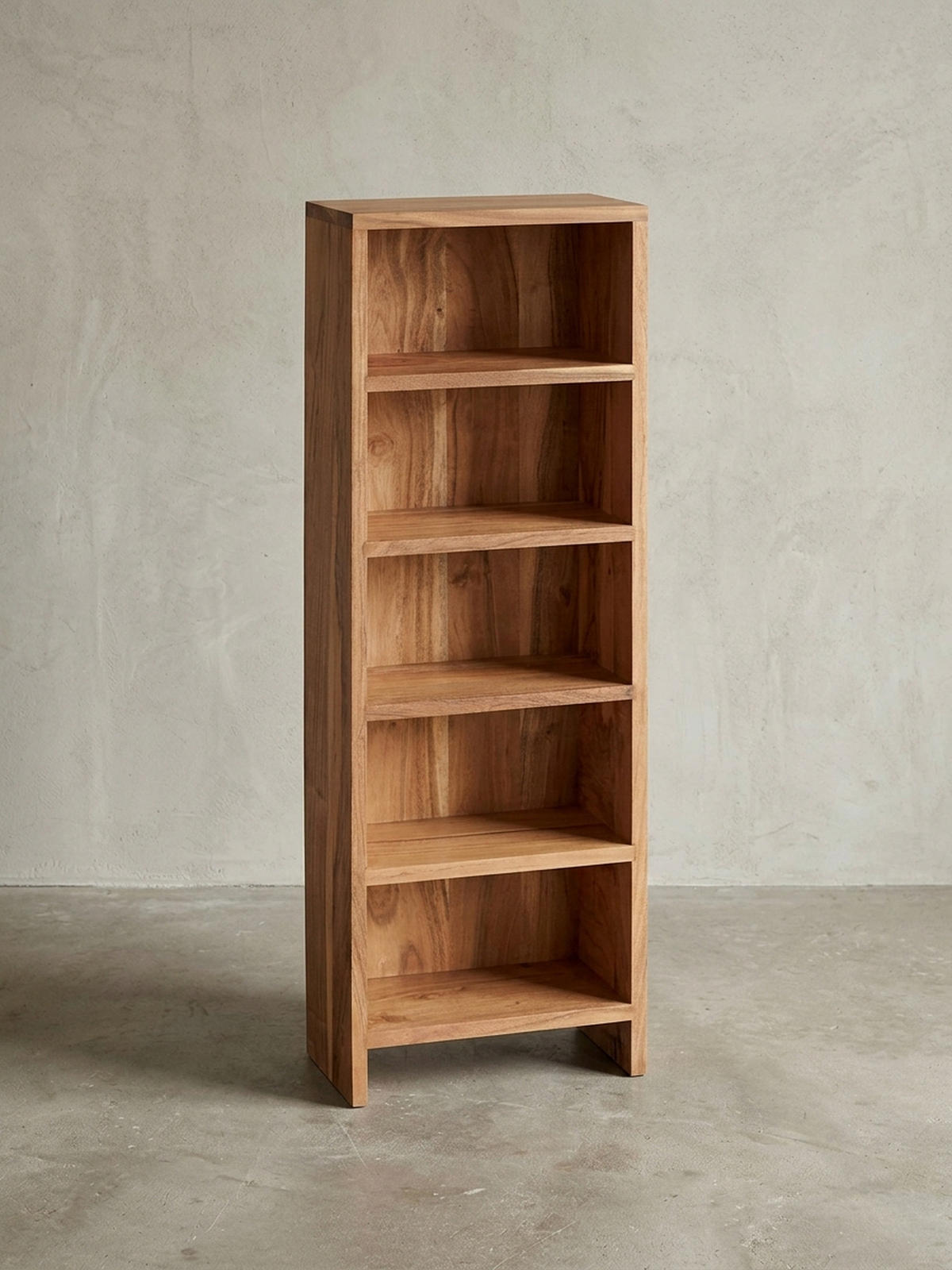 CD-REGAL Massivholz Pflegeleicht 90cm, Beige 30x17x90 cm - Beige, Holz (30/90/17cm) - KADIMA DESIGN