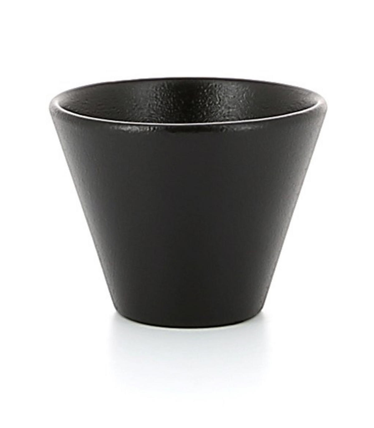 SCHALE EQUINOXE 5 cl Gusseisener optik - Schwarz, Keramik (6.5/5/6.5cm) - Revol Porcelaine France