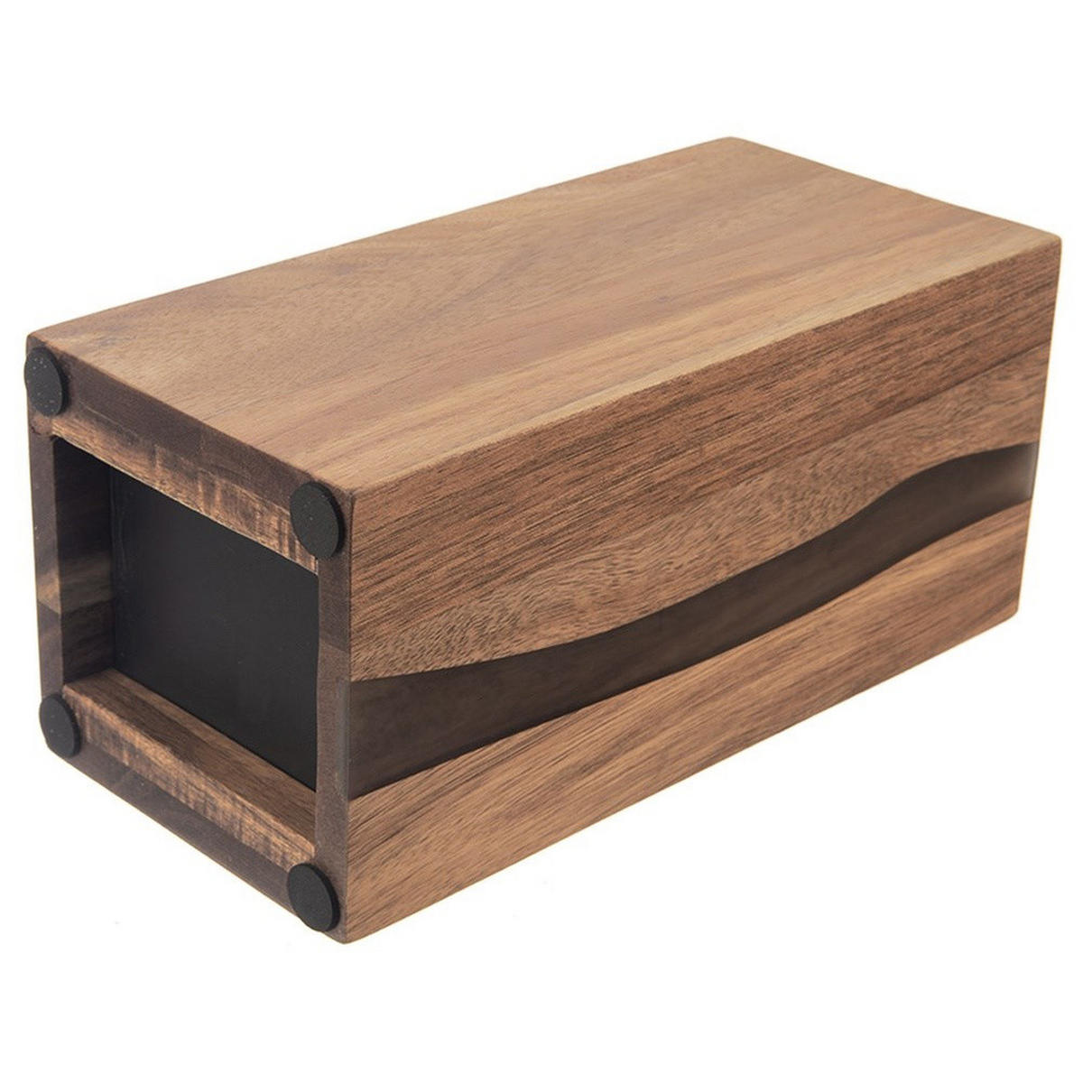 MESSERBLOCK Akazie River Natur - Naturfarben, Holz (11/23.5/11cm) - Orion 