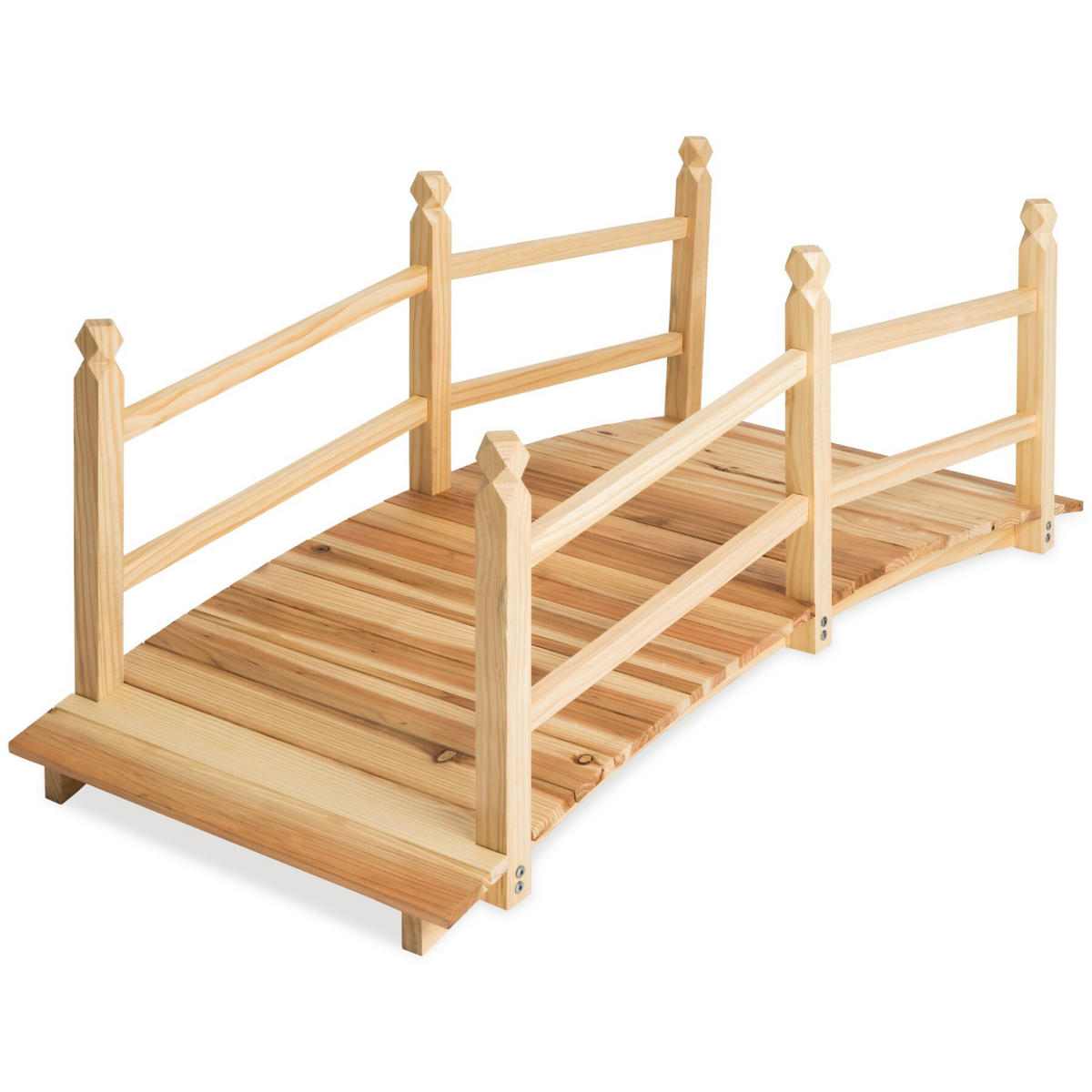 GARTENBRÜCKE Cantara, 137 x 58 x 58 cm, braun - Braun, Holz (137/58/58cm) - tectake