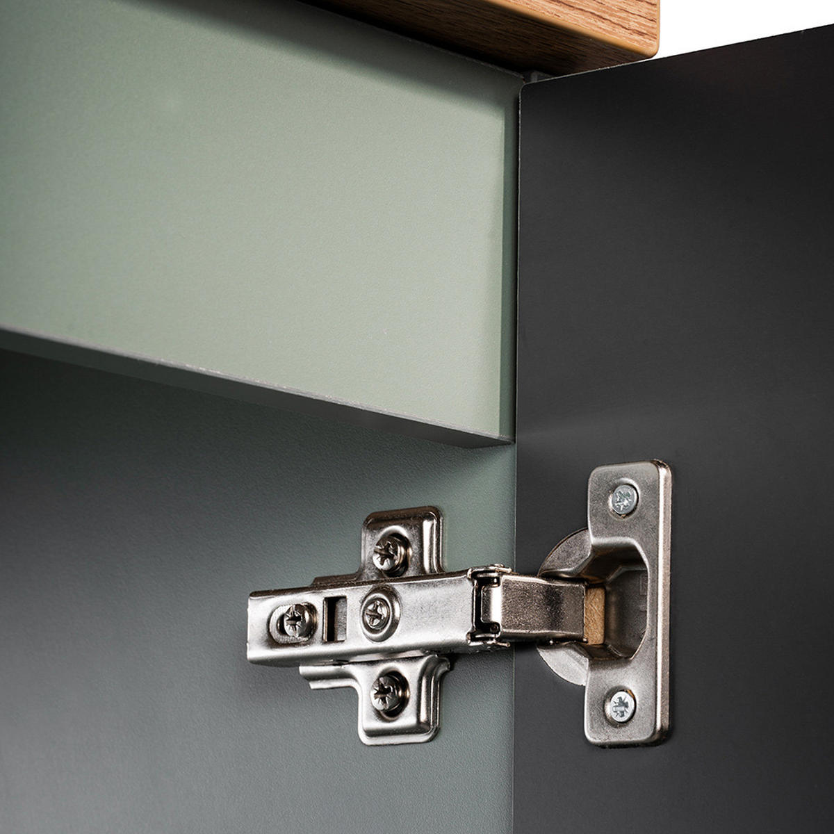 WASCHTISCH Newport-56 - Grün, Holzwerkstoff (60/71/40cm) - Lomado