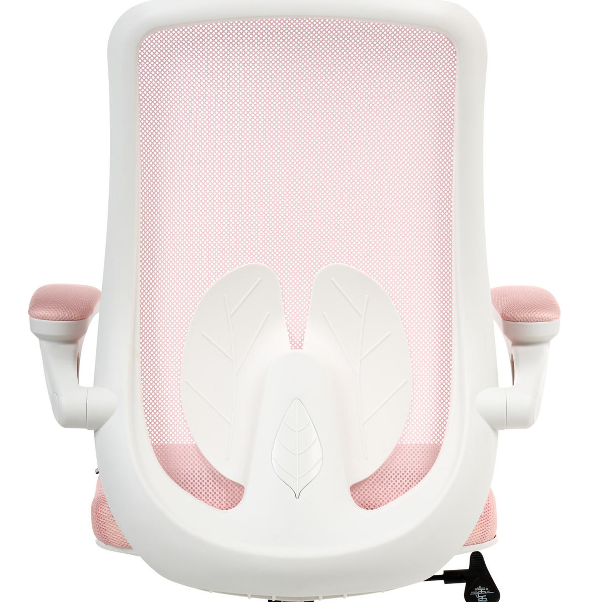 BÜROSTUHL Pastellrosa Overlord - Pink, Textil (49/100/63cm) - Beliani