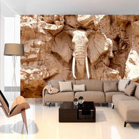 VLIESTAPETE Braun 250/175 cm - Braun, Textil (250/1cm) - KUNSTLOFT