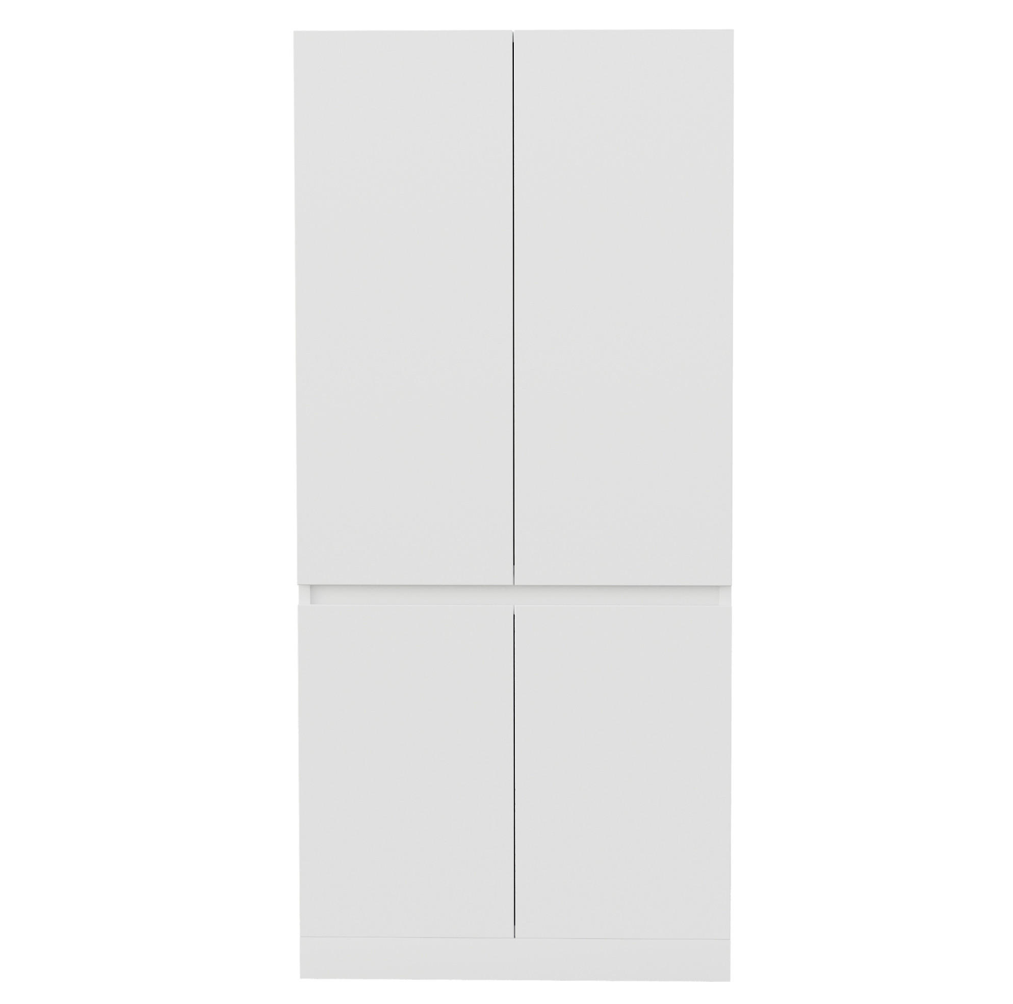 Redom Kleiderschrank Weiß 70x170x40 cm