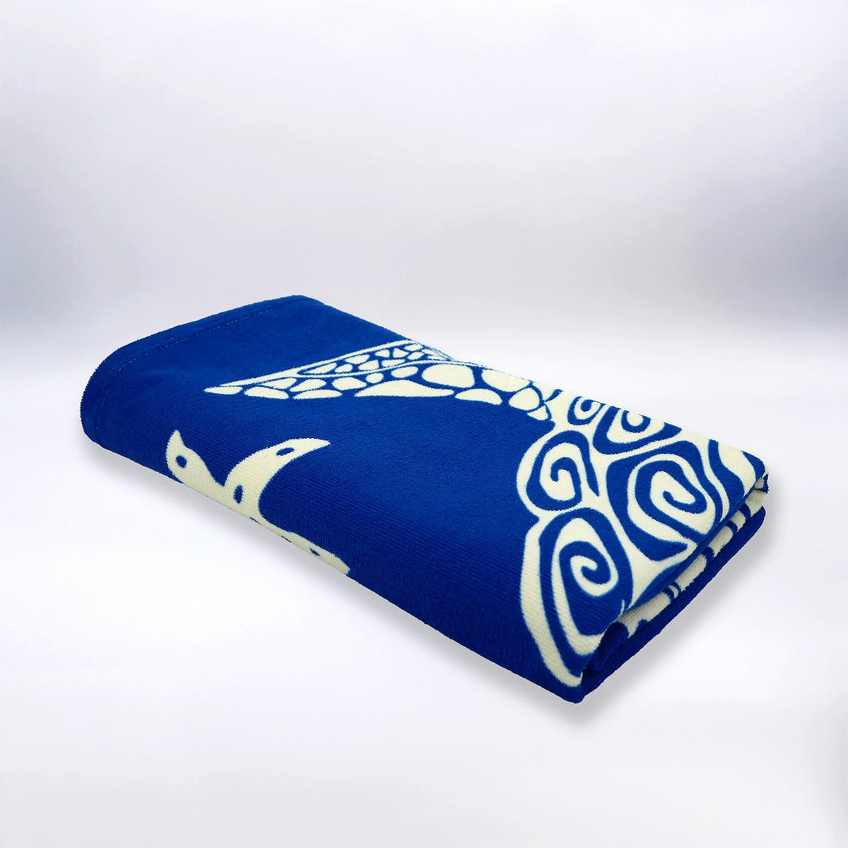 STRANDTUCH Mikrofaser Blau 90x170 220g/m² - Bari - Blau, Textil (90/170cm) - LE COMPTOIR DE LA PLAGE