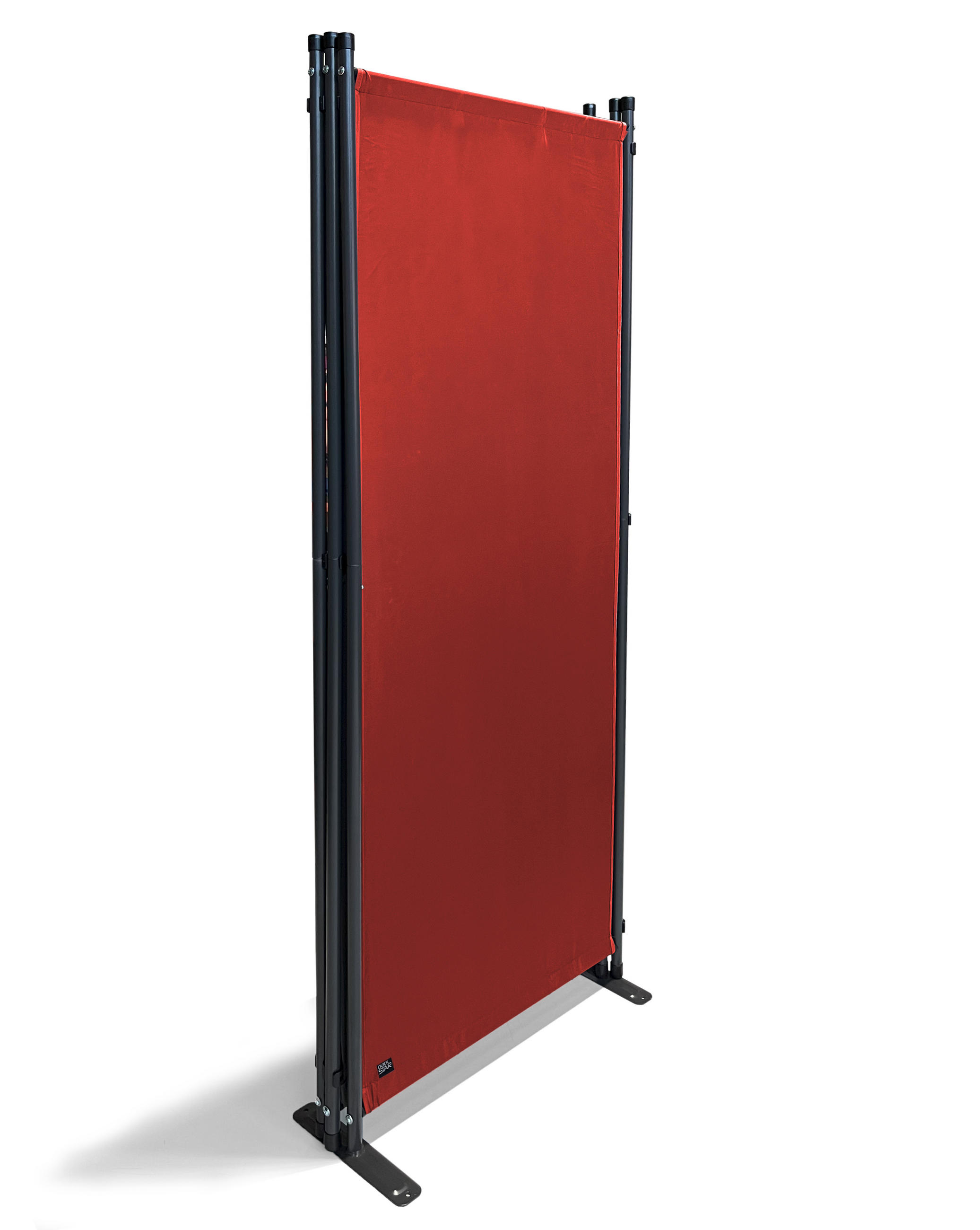 PARAVENT 4-tlg. 220x165 cm Rotorange RAL 2001 - Terra cotta, Metall (220/165cm) - QUICK STAR