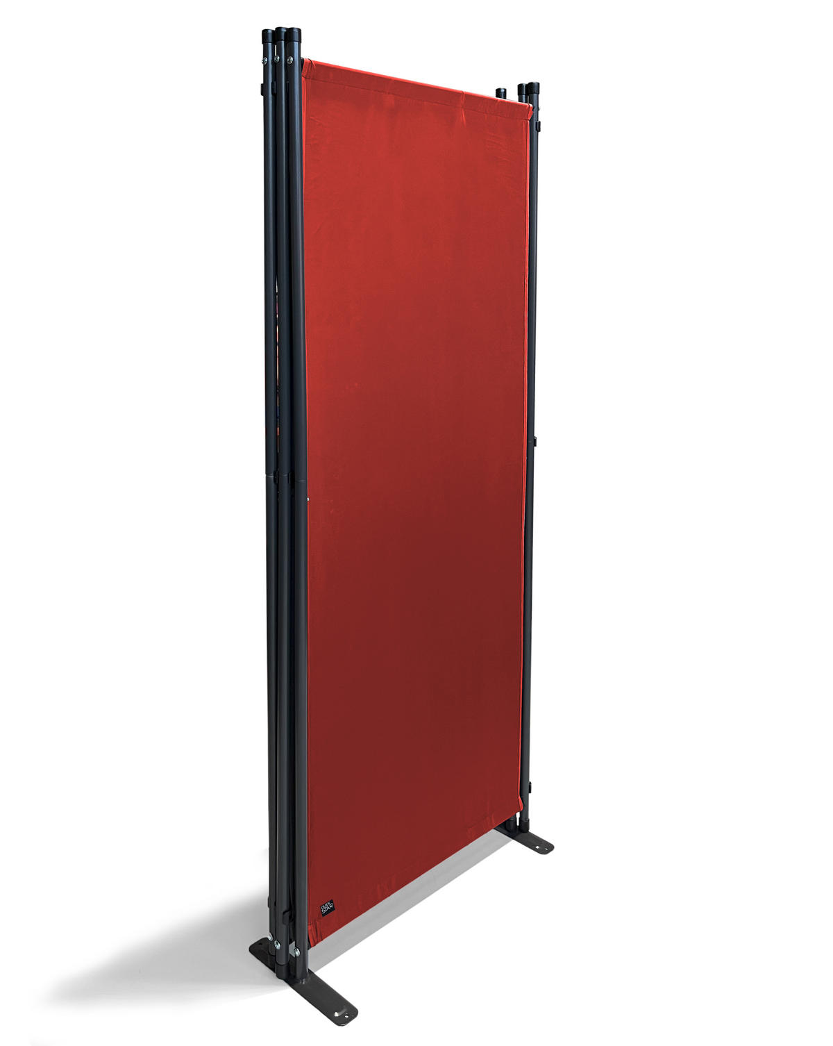 PARAVENT 4-tlg. 220x165 cm Rotorange RAL 2001 - Terra cotta, Metall (220/165cm) - QUICK STAR