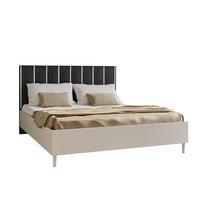 DOPPELBETT Luk I 160/200 cm ohne Matratze, Lattenrost, Bettkasten, weiß, schwarz - Schwarz/Weiß, Kunststoff (160/200cm) - Margaret Hadas24