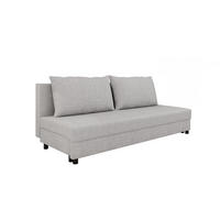 SCHLAFSOFA Facile mit Bettkasten – Moderne 2-in-1 Couch mit Stauraum, hellgrau - Hellgrau, Holz (194/48/71cm) - Panda Möbel