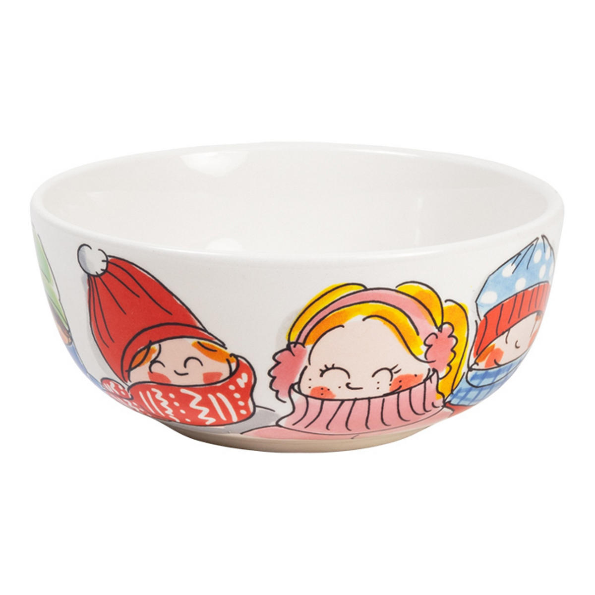 SCHALE Gemütliche Tage - Gemütliche Hüte in Bunt - 15cm - Multicolor, Keramik (15.5/6.7/15.5cm) - Blond Amsterdam