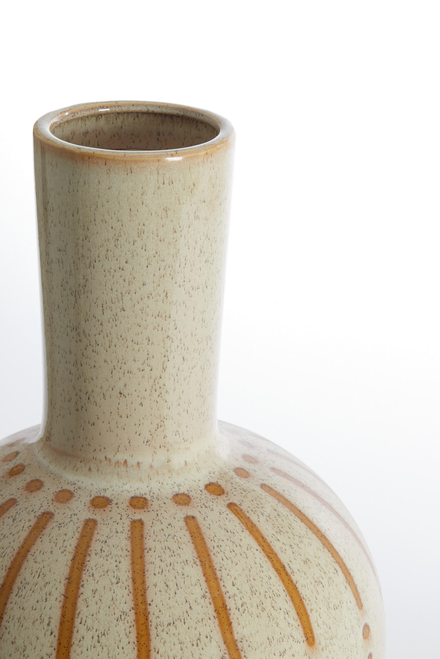 VASE Ulloa Braun Ø34/52 cm - Braun, Keramik (52cm) - Light & Living