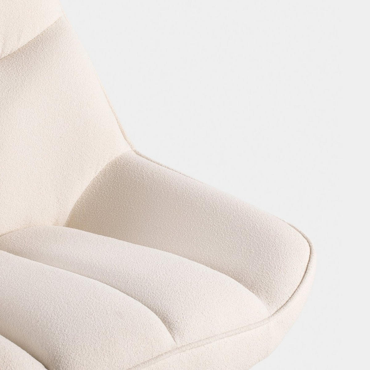 DREHSTUHL Anouk Beige 75 cm x 86 cm - Beige, Textil (75/86/87cm) - Klast Home