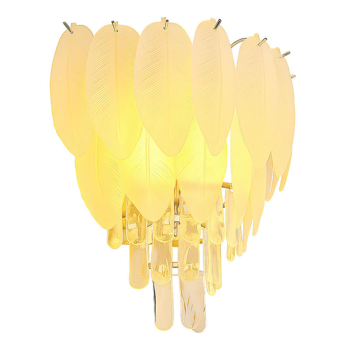 LED WANDLEUCHTE verchromt Weiß - Weiß, Metall (35.5/40/20.5cm) - Globo Lighting