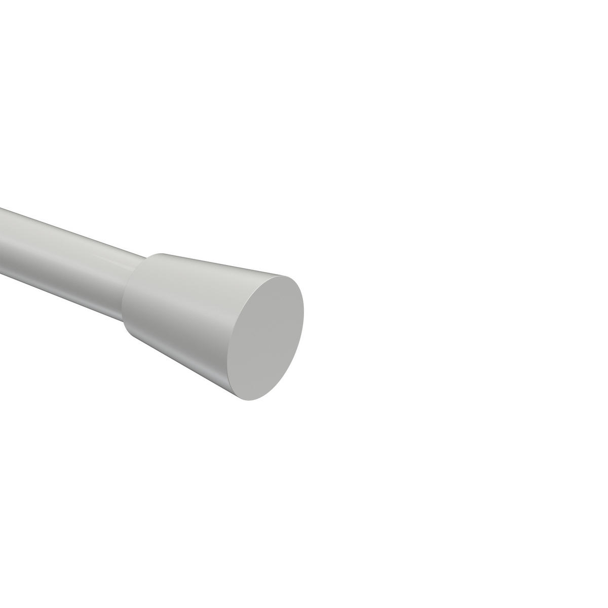 ENDSTÜCKE FÜR GARDINENSTANGEN 20 mm Ø, Sitra Weiß, Packung 2 Stück - Weiß, Metall (4.1/3/3cm) - INTERDECO