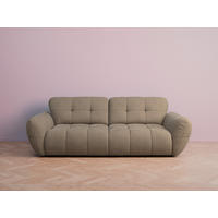 BIGSOFA Vannes Chenille Grau 272/134/68 cm - Naturfarben, Kunststoff/Textil (272/68/134cm) - foamnova