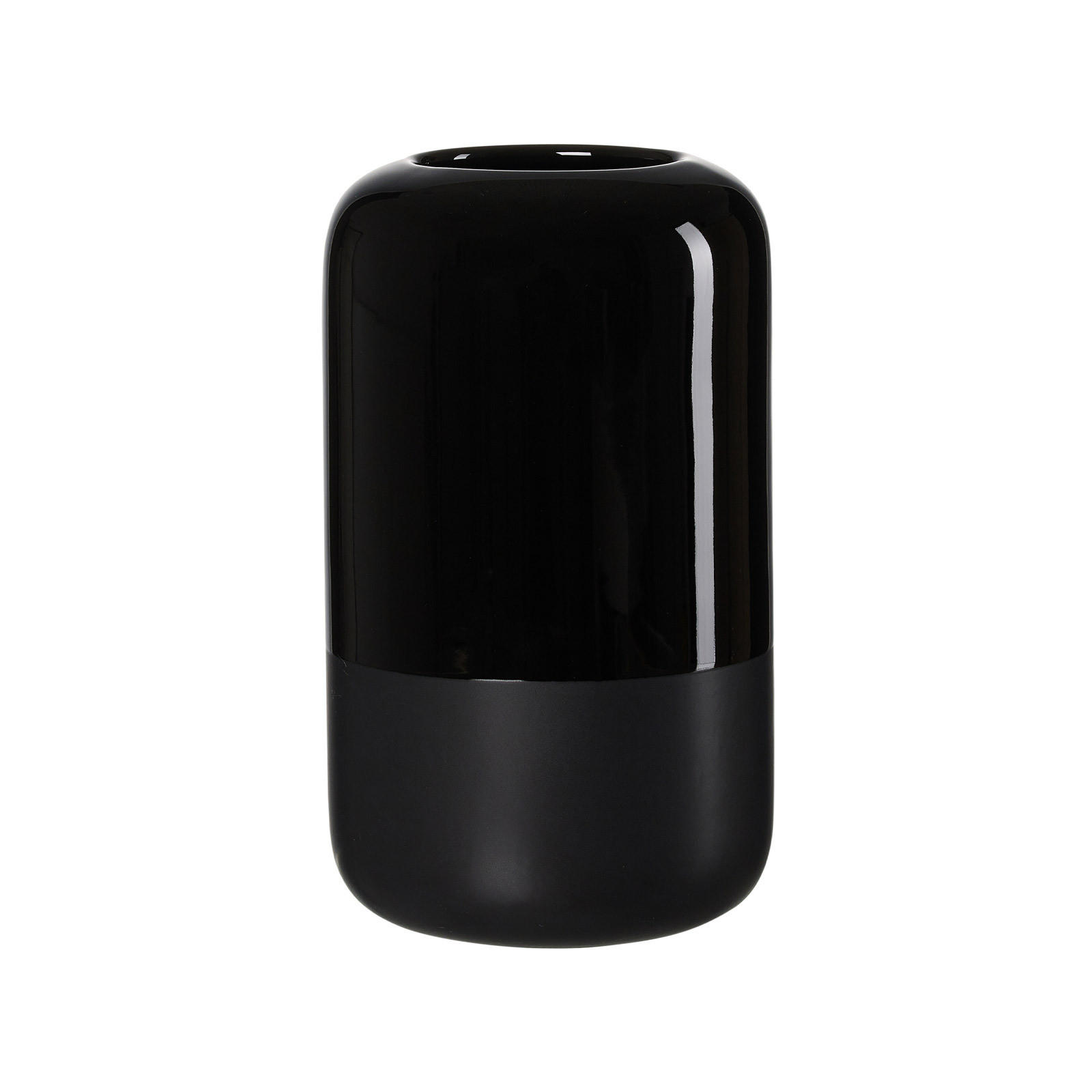 VASE Dome Schwarz 25 cm - Schwarz, Keramik (25cm) - Ritzenhoff Breker