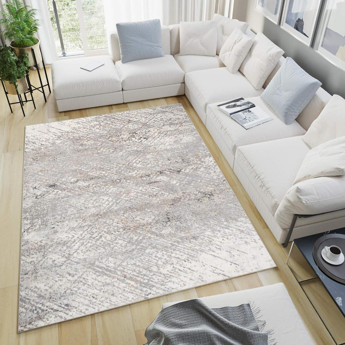 TEPPICH VALLEY Grau 240/300 cm - Grau, Textil (240/300cm) - Tapiso