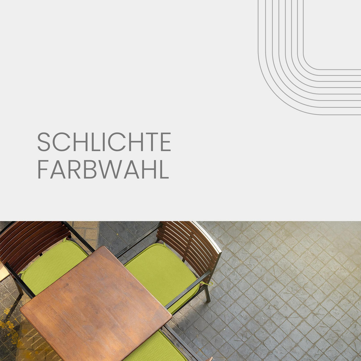 SITZKISSEN Canvas 38x38cm Grün 4er-Pack - Grün, Textil (38/38/2cm)