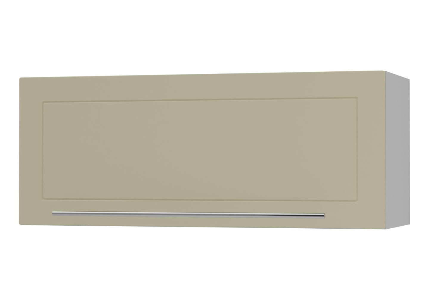 Feldmann-Wohnen Klapphängeschrank Creme, Grau 90x36x32.5 cm