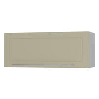 KLAPPHÄNGESCHRANK Kvantum W4B/90 Vanille Matt / Grau Matt 90 / 32,5 / 36cm - Creme/Grau, Holz/Holzwerkstoff (90/36/32.5cm) - Feldmann-Wohnen