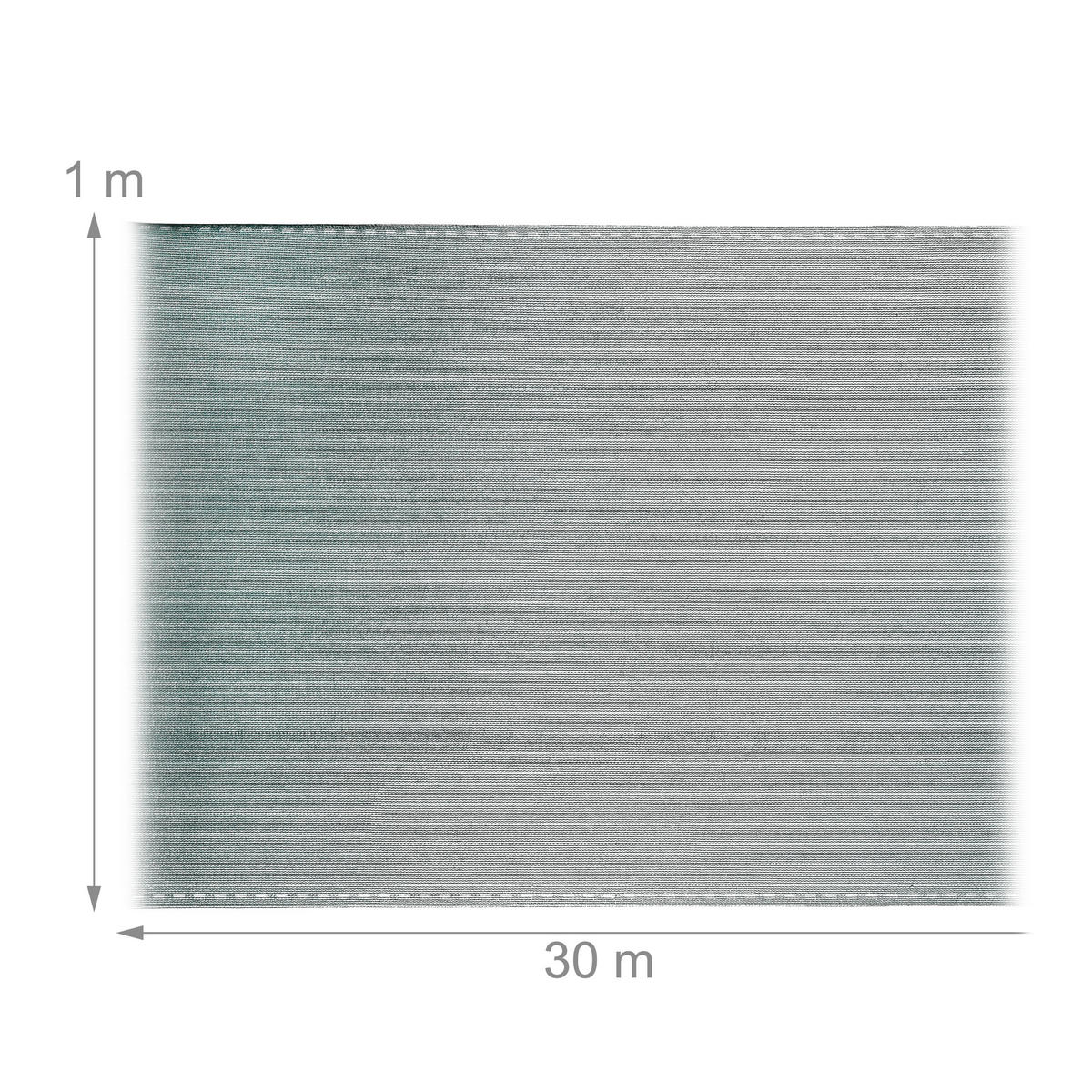PLOTOVÁ clona - tmavozelená, plast (3000/100cm) - Relaxdays