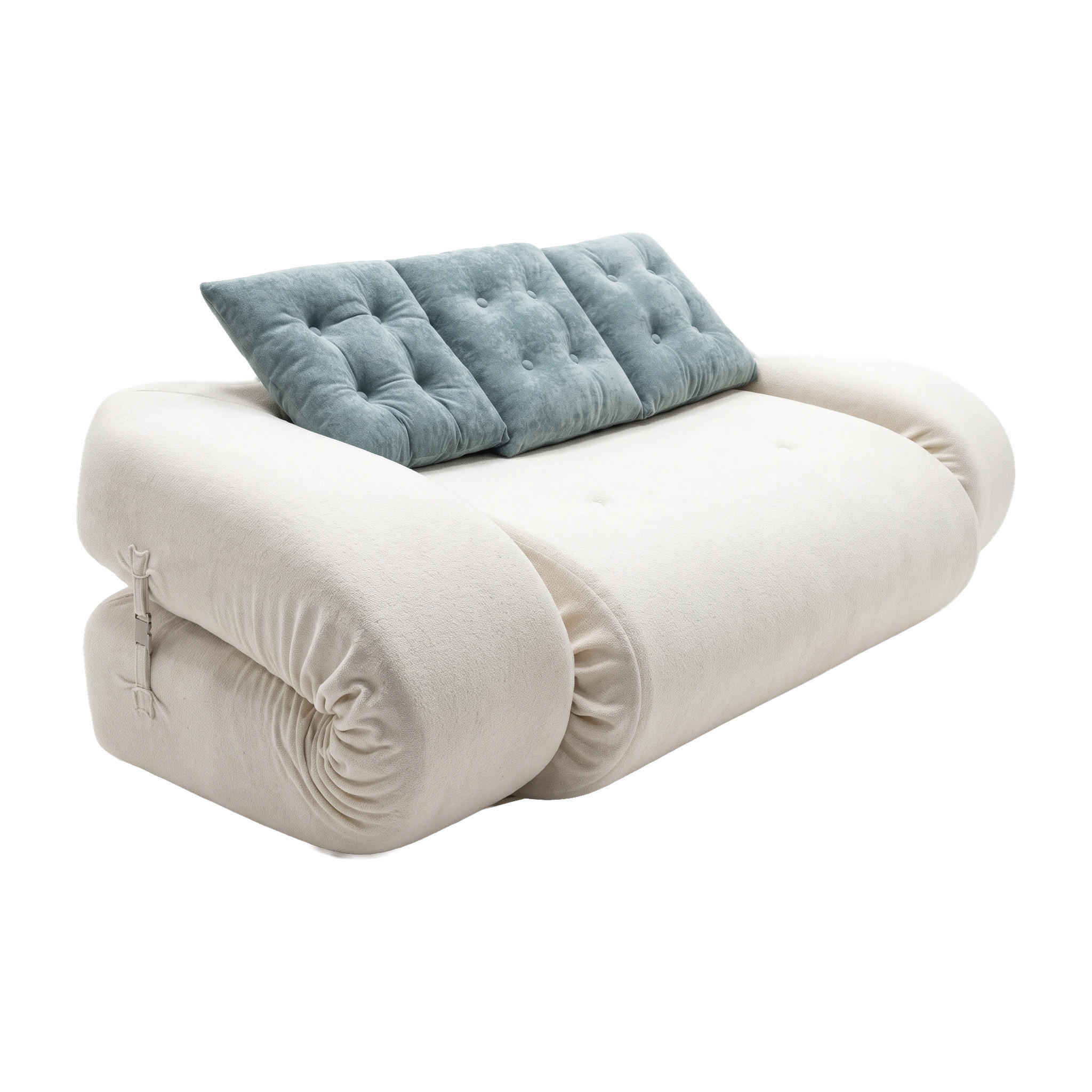 Coco Living Schlafsofa Weiß 160x60x120 cm
