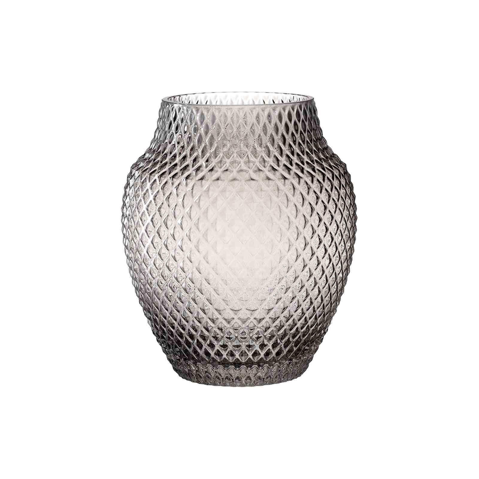 VASE Poesia Grau 22.5 cm - Grau, Glas (22.5cm) - Leonardo Living