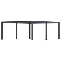 AUTOÜBERDACHUNG Carport Garage Pergola Aluminium 6 x 5,3 M anthrazit - Anthrazit, Metall (600/255/530cm) - WEIDE