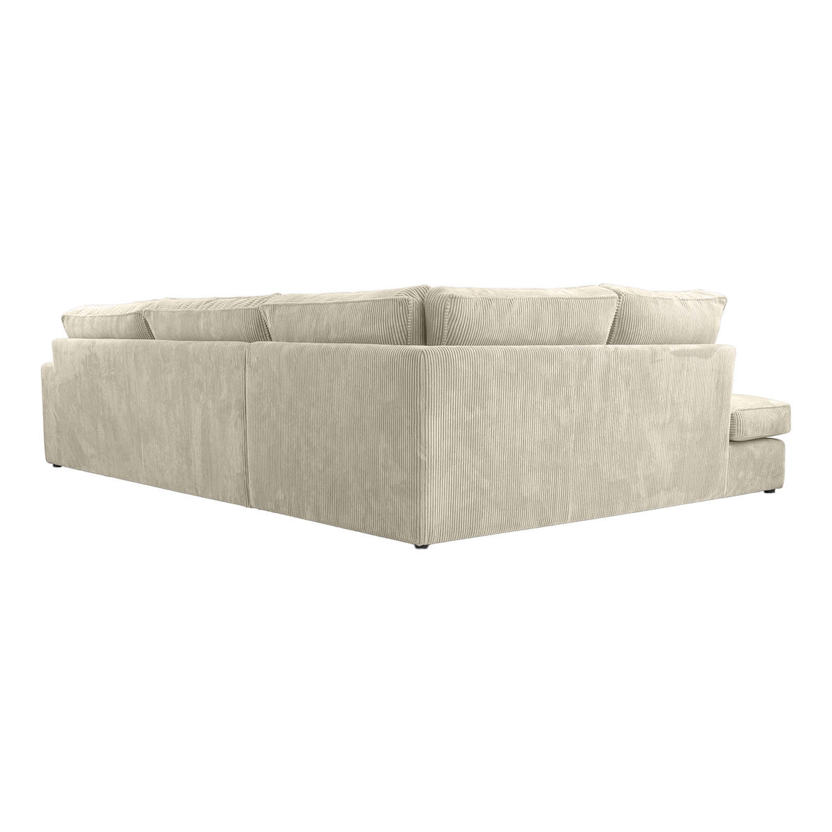 ECKSOFA CAMBO MINI Ohne Schlaffunktion, Creme - Creme, Textil (280/224cm) - Fedve