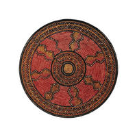 OUTDOORTEPPICH rund Artis Rot ø 160 cm rund - Rot, Textil (160/160cm) - benuta Nest