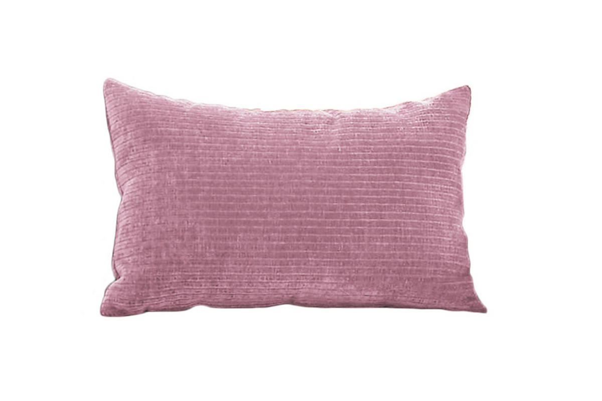 SPITZKISSEN RECHTECKIG SEPHI Cord - Pink, Textil (60/60cm) - KAWOLA