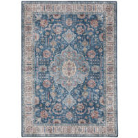 TEPPICH Laury Blau 200x300 cm - Blau, Textil (200/1cm) - KUNSTLOFT