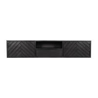 TV-MÖBEL New York Schwarz 35/160/33 cm - Schwarz, Holz (160/33/35cm) - Starfurn
