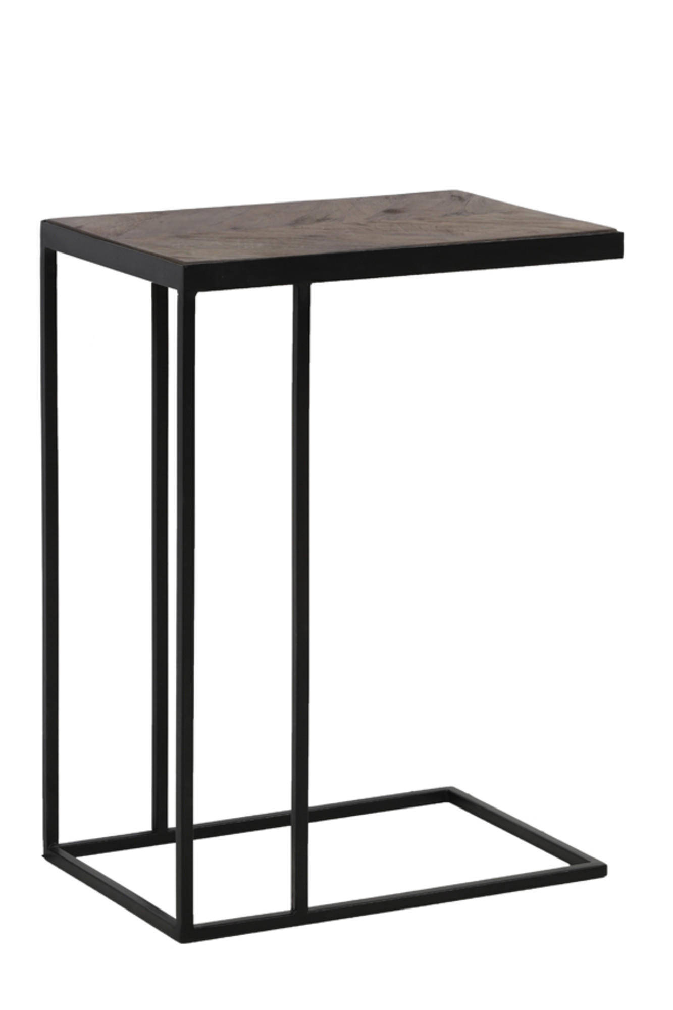 Light & Living Beistelltisch Braun, Schwarz 30x62x45 cm