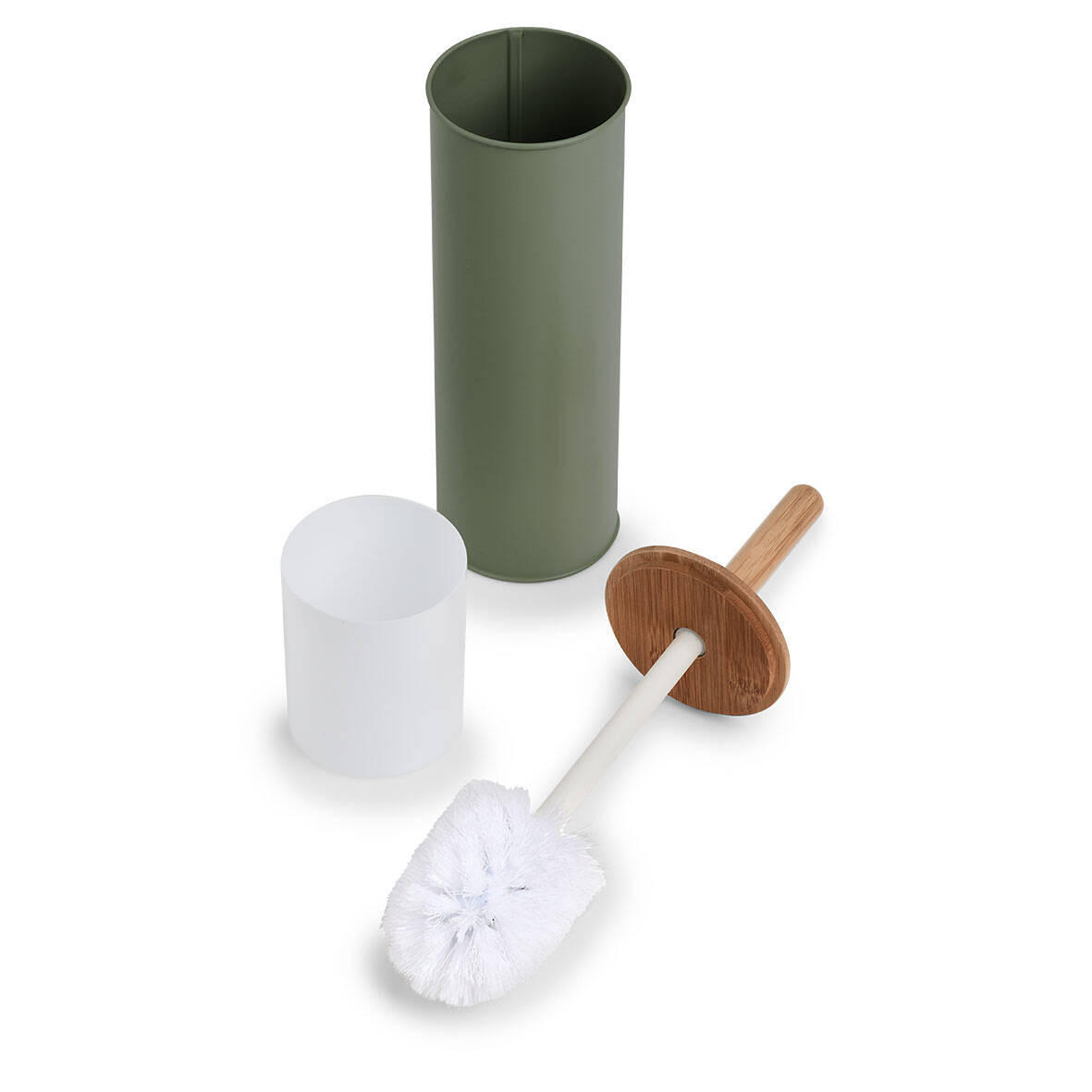 WC-BÜRSTE Ø 10 cm - Grün, Metall (10/38.4/10cm)