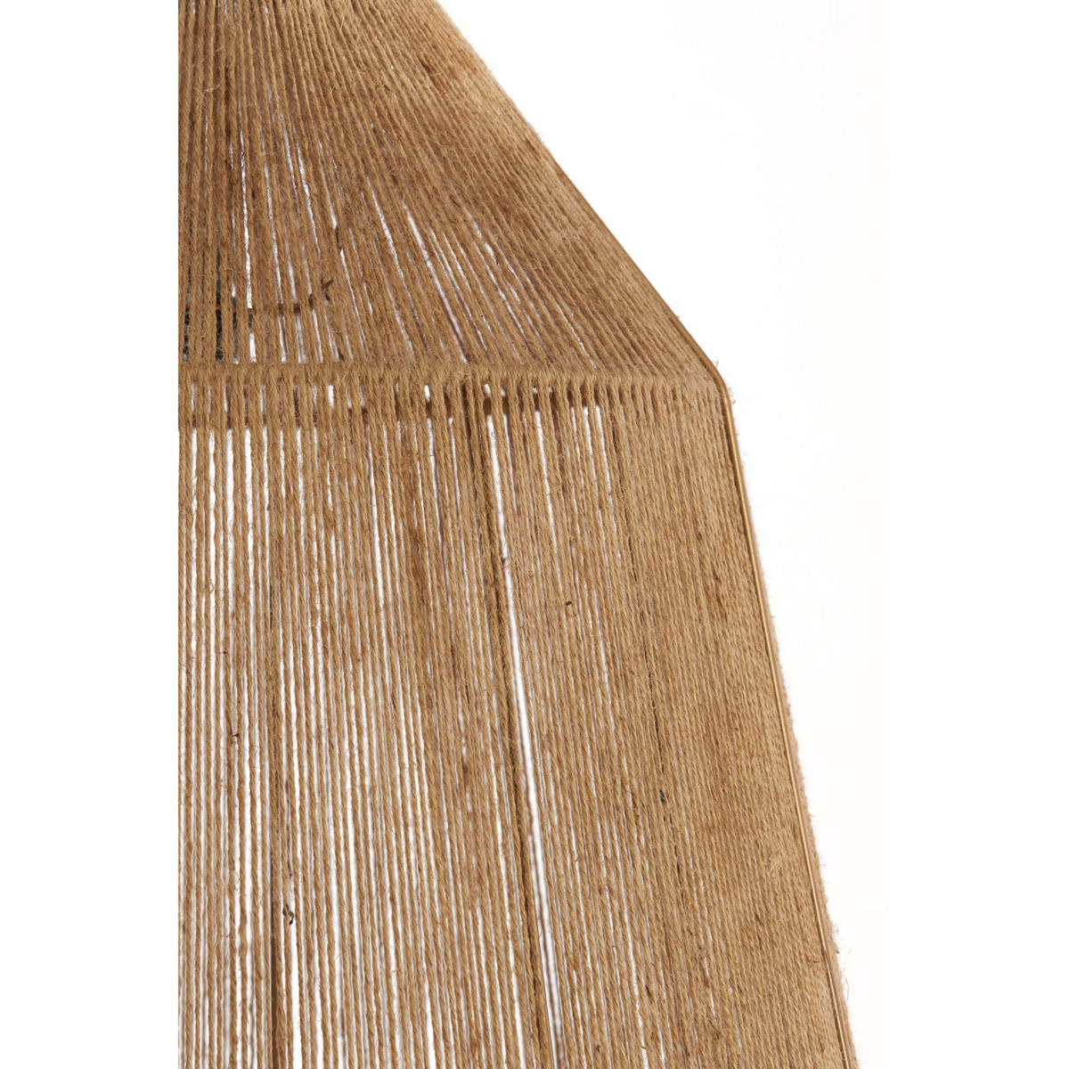HÄNGELAMPE Malva Braun Ø50/50 cm - Braun, Textil (50/50/50cm) - Light & Living