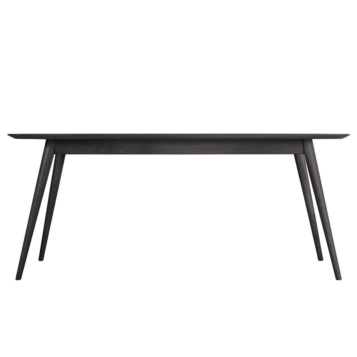 MASSIVER ESSTISCH - Massivholz - Eschefarben, Holz (90/180/75cm) - home24