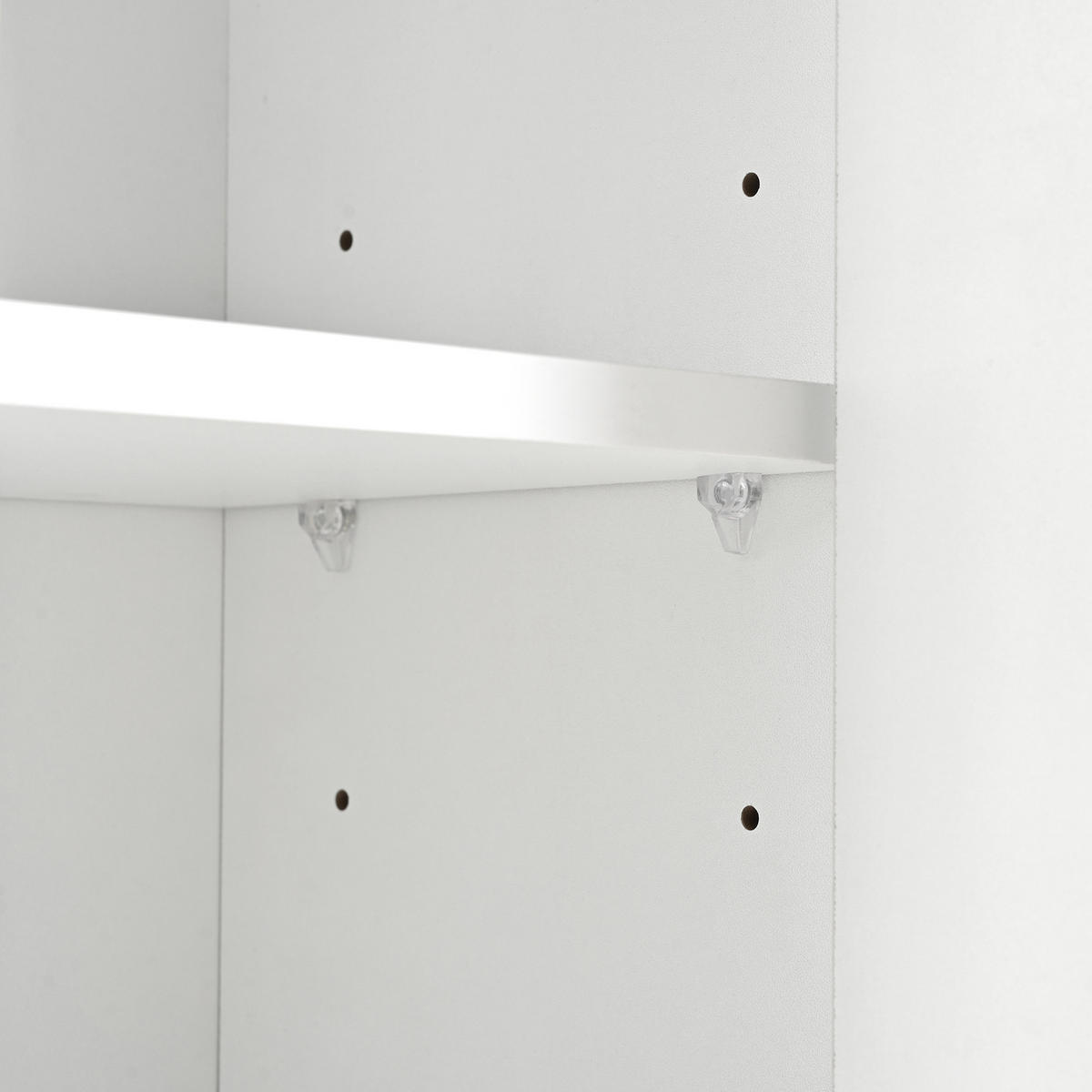 SCHUHSCHRANK Weiß 80/25/96 cm - Weiß, Holzwerkstoff (80/96/25cm) - PANGIVO
