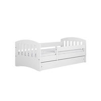 KINDERBETT CLASSIC mit Schublade und Matratze 90/65/144 - Weiß, Holzwerkstoff (80/140cm) - RAUMHIRSCH FURNITURE
