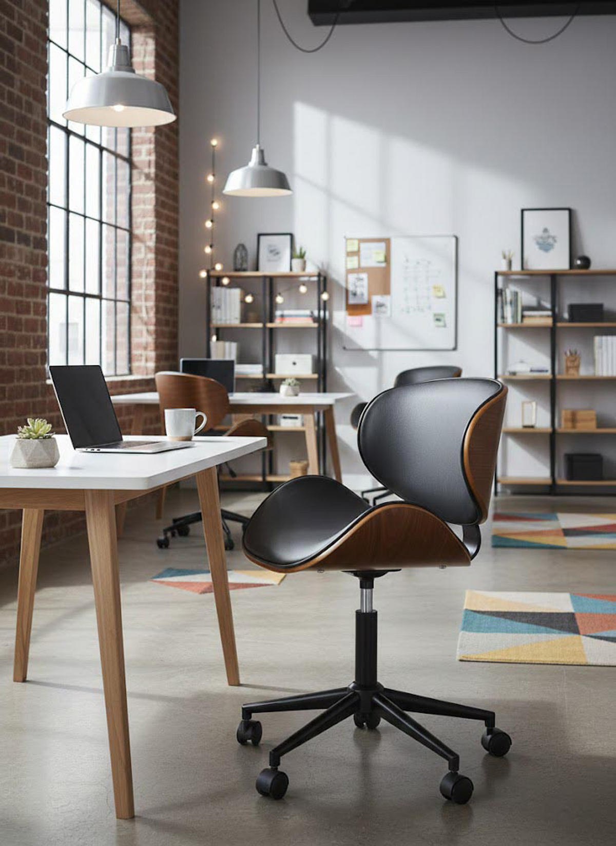 BÜROSTUHL Veloce schwarz - Schwarz, Metall (52/90/52cm) - TPFLiving