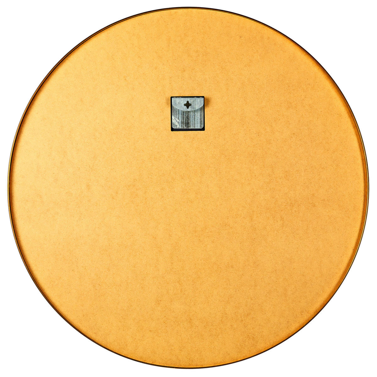 WANDSPIEGEL rund 80/80 cm Gold Annemasse - Goldfarben, Glas (80/3/80cm) - Beliani