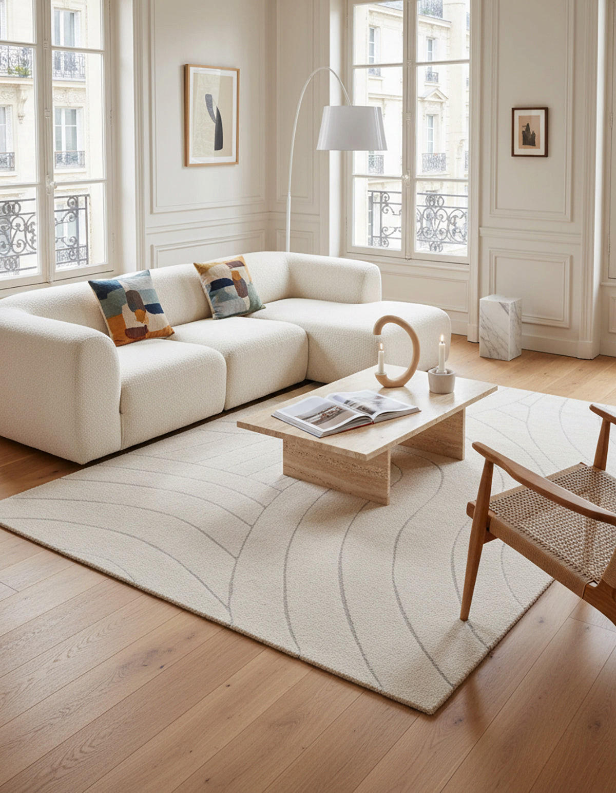 TEPPICH Designer extrem weich beige - Beige, Textil (200/290cm) - AFK Living