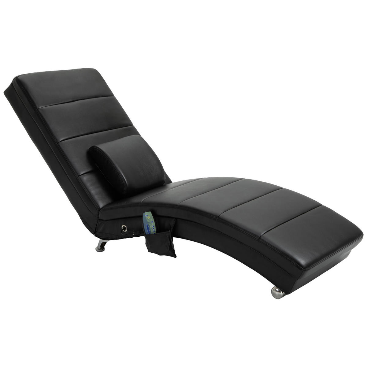 RELAXLIEGE DE-06328 elektrisch, Zero-G Design, 8 Massagepunkte Schwarz - Schwarz, Metall (163/87/58cm) - ComfortXL