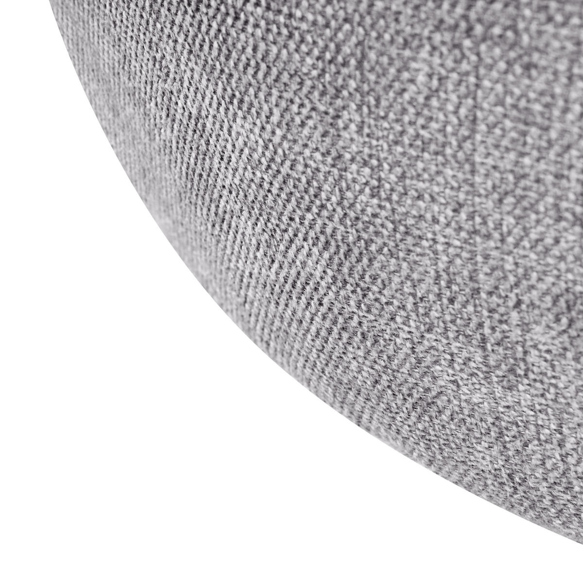 POLSTERBANK Hellgrau Ashton - Hellgrau, Textil (100/44/60cm) - Beliani