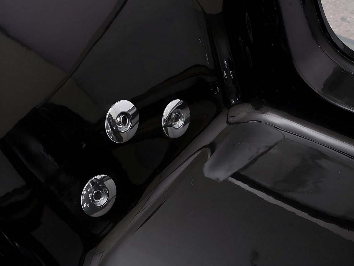 WHIRLPOOL-BADEWANNE halb freistehend mit LED-Beleuchtung - Schwarz - DYONA - Schwarz, Glas (170/58/85cm) - Vente-Unique