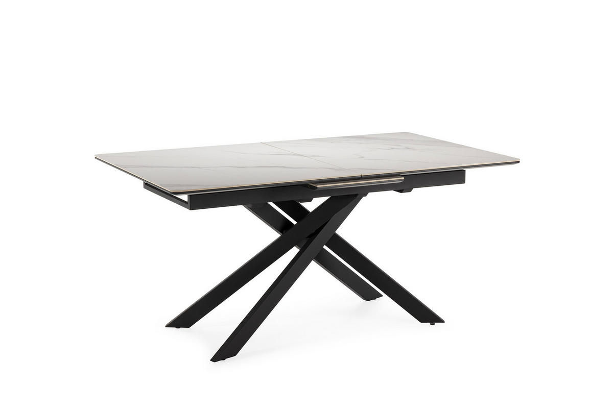 ESSTISCH Belma Weiß 160/89.5/76 cm - Weiß, Holz (160/89.5/76cm) - Drawer