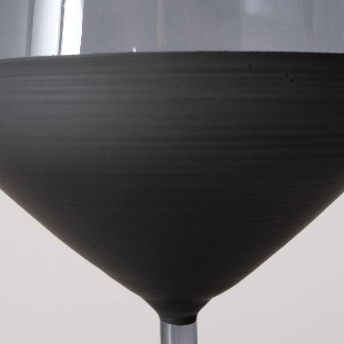 WEINGLAS Moluna - Schwarz, Glas (300L) - Boltze Home
