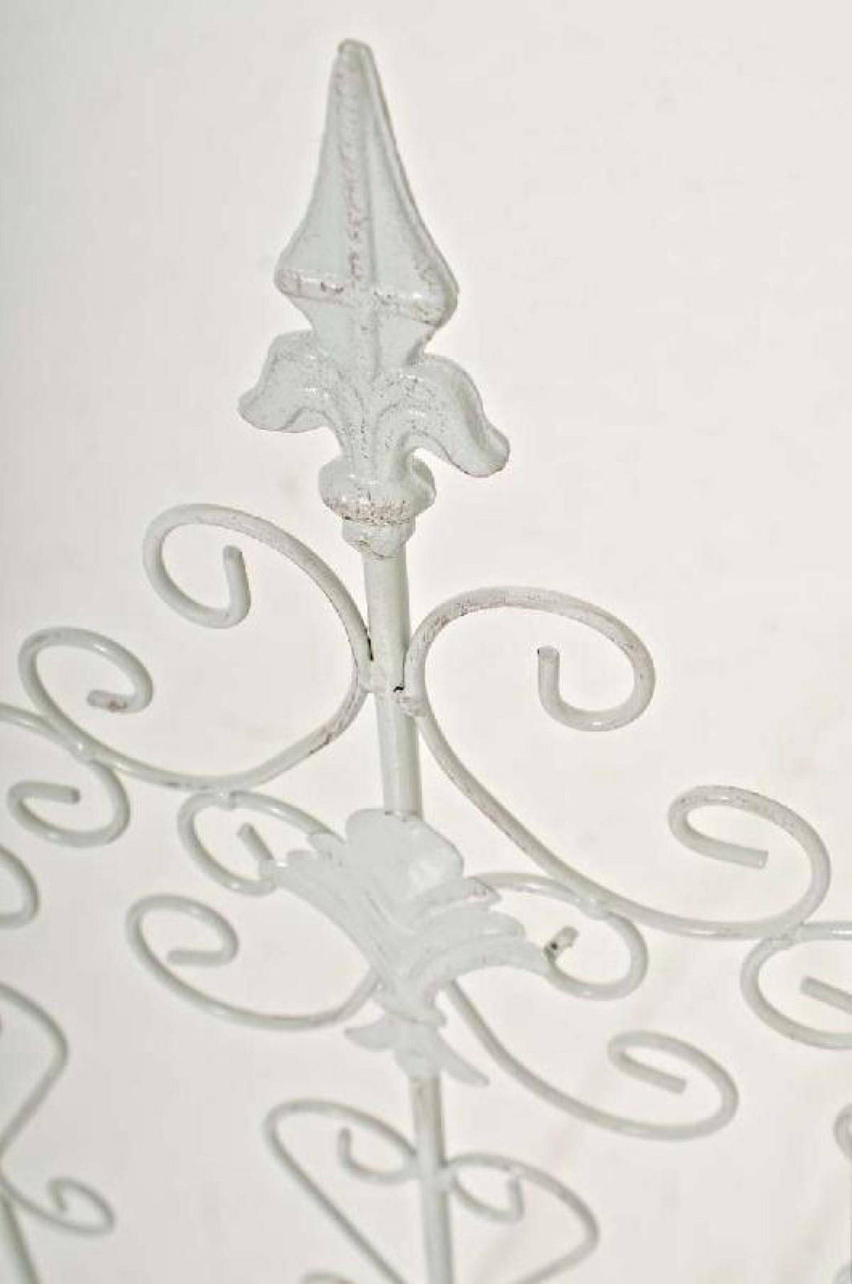 RANKGITTER Burk antik weiß - Weiß, Metall (35/122/7cm) - TPFGarden