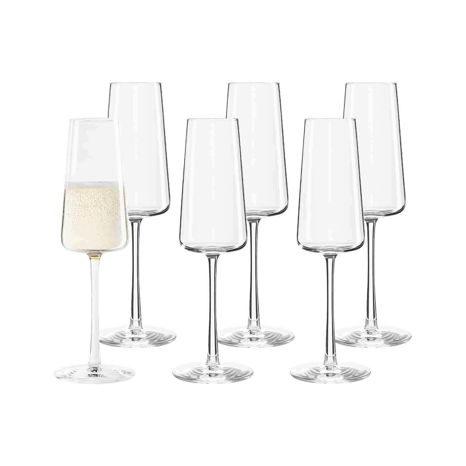 GLÄSERSET Power 6-teilig  - Klar, Design, Glas (240ml) - Stölzle