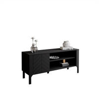 TV-SCHRANK LUMI 135 cm, Schwarz - Schwarz, Holzwerkstoff (135/57/41cm) - Lookway